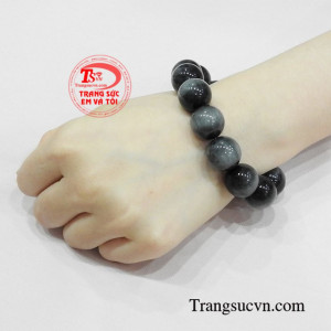 Chuỗi thạch anh mắt mèo 15 ly chất lượng