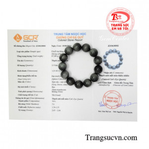 Chuỗi thạch anh mắt mèo 15 ly