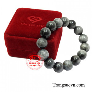 Chuỗi thạch anh mắt mèo đẹp có giấy kiểm định đá quý uy tín.