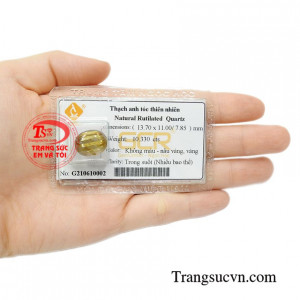 Không chỉ để làm đẹp viên đá này còn mang đến nhiều bình an, may mắn, tài lộc dồi dào đến cho gia chủ.