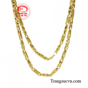Dây chuyền vàng cá tính phái mạnh đẹp mắt.