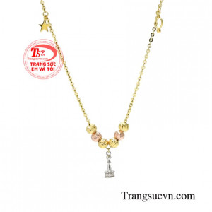 Lắc chân nữ thanh lịch đẹp mắt.