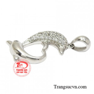 Mặt dây cá heo dễ thương thanh toán an toàn.