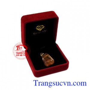 Mặt dây thạch anh tóc phong thủy