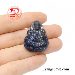 Mặt Quan Âm saphir an yên thanh toán an toàn.