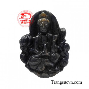 Mặt Quan Âm saphir bình an là sản phẩm mới của trang sức Em và Tôi được nhiều khách hàng ưa chuộng.