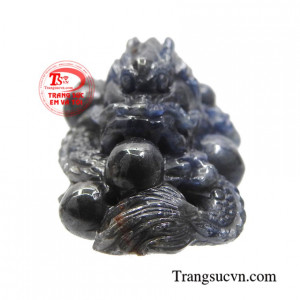 Mặt rồng sapphire thiên nhiên cao cấp, là món quà tặng tuyệt vời cho người bạn yêu thương.