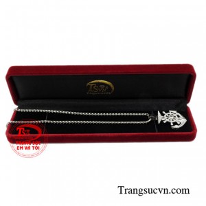 Bộ mặt dây nam vàng trắng