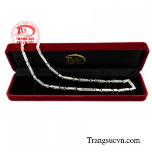 Dây chuyền bạc nam công danh