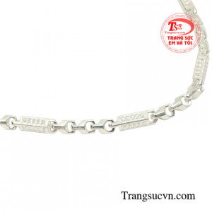 Dây chuyền bạc nam thời thượng chất lượng.