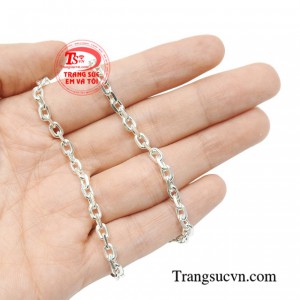 Dây chuyền bạc năng động cho bé chất lượng.