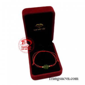 Dây tết nephrite cỏ bốn lá thiên nhiên giao hàng nhanh trên toàn quốc.