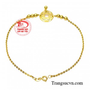 Lắc chân vàng nữ hạnh phúc món quà dành cho phái nữ.