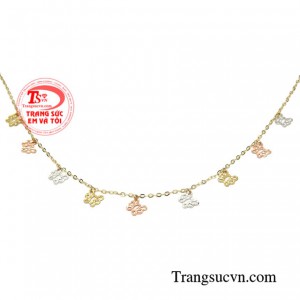 bảo hành Lắc hoa vàng tình yêu 6 tháng