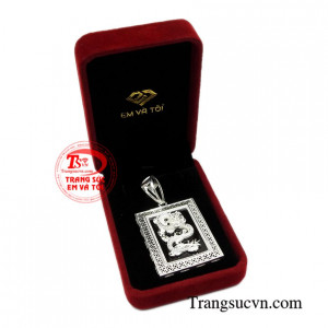 Mặt dây bạc rồng đẹp