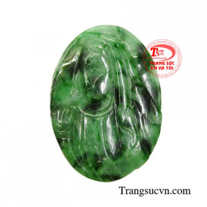 Mặt đức mẹ cẩm thạch thánh thiện phù hợp làm mặt dây chuyền đeo hợp thời trang và sang trọng