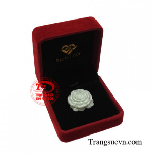 Mặt hoa ngọc cẩm thạch thịnh vượng đeo thời trang và phong thuỷ