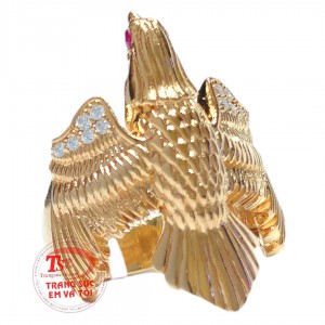 Nhẫn đại bàng vàng nam giao hàng tận nơi.