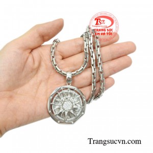 Bộ dây chuyền vàng nam mạnh mẽ chất lượng