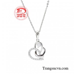 Bộ mặt dây vàng trắng phong cách vàng 10k thanh toán an toàn.