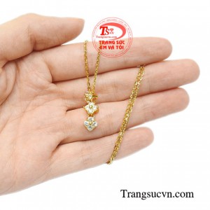 Dây chuyền liền mặt duyên dáng nữ tính