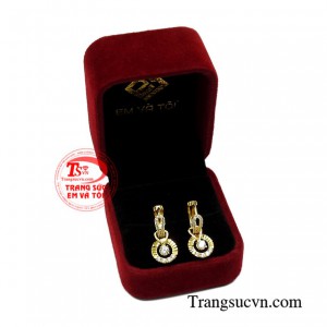 Hoa tai nữ vàng tây đẹp 10k bảo hành uy tín.