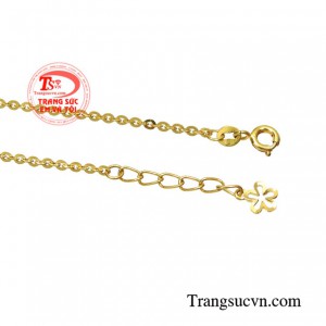 Lắc chân vàng tây thương hiệu, chất lượng, chế tác theo yêu cầu