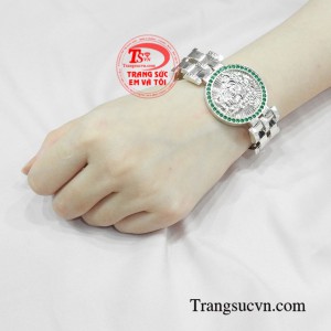 Lắc tay bạc nam thời thượng