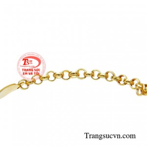 Lắc vàng cá tính cho bé chất lượng