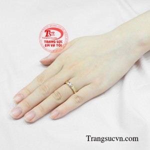 Nhẫn cưới vàng hạnh phúc đẹp