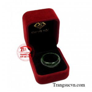 Nhẫn đá cẩm thạch đẹp bình an