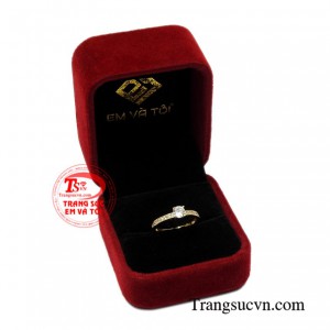 Nhẫn nữ vàng xinh xắn đẹp tinh tế