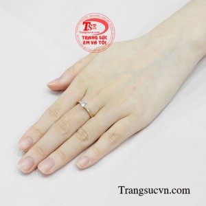 Nhẫn nữ vàng xinh xắn đẹp