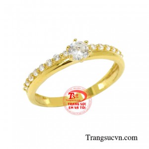 Nhẫn nữ vàng xinh yêu giao hàng tận nơi.