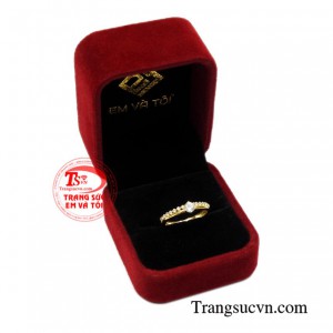 Nhẫn nữ vàng xinh yêu vàng 10k