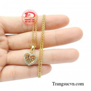 Bộ dây nữ vàng duyên dáng thời trang