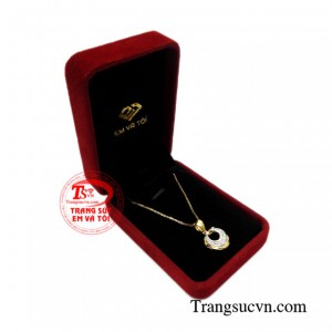 Bộ mặt dây vàng tây hiện đại
