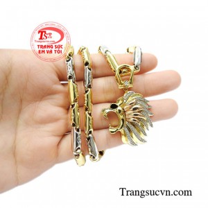 Bộ mặt dây vàng tây nam tính