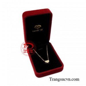 Bộ mặt vàng trái tim xinh xắn