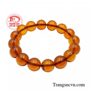 Chuỗi tay hổ phách may mắn màu sắc đẹp, chất lượng cao