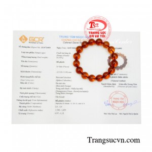 Chuỗi tay hổ phách may mắn món quà tặng tuyệt vời cho người yêu thương