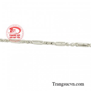 Dây chuyền bạc cá tính nam giới giao hàng trên toàn quốc.
