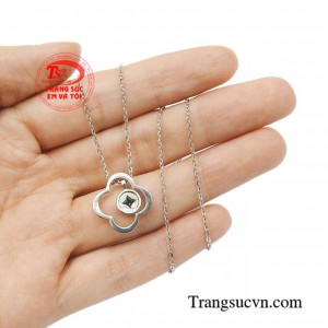 Dây chuyền cá tính vàng trắng thời trang