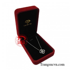 Dây chuyền cá tính vàng trắng kiểu cách cá tính