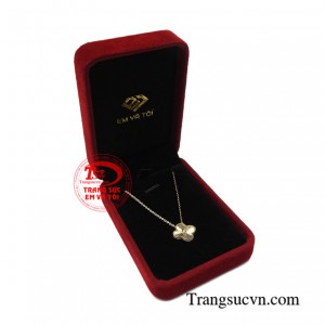 Dây chuyền cỏ bốn lá bình an