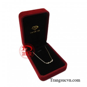 Dây chuyền đính đá yêu thương thời trang