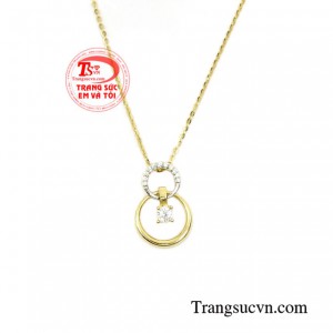 Dây chuyền vàng tây liền mặt nhập khẩu Hàn Quốc bền đẹp, chất lượng, mẫu mã đa dạng. 