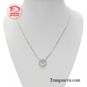 Dây chuyền nữ vàng thời thượng vàng 10k bền đẹp, chất lượng, nhập khẩu Korea