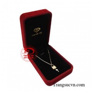 Dây chuyền ổ khóa may mắn cao cấp, thời trang