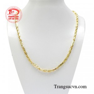 Dây chuyền phái mạnh phong cách vàng 10k bền đẹp, chất lượng